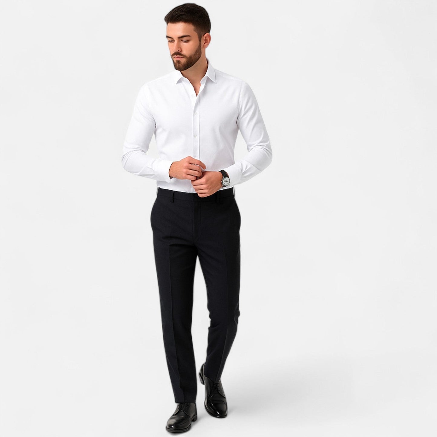 Lorovero | Men’s Classic Wrinkle-Free Shirt – Timeless Elegance, Effortless Maintenance