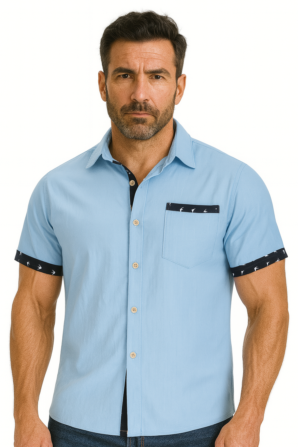 Lorovero | Elias™ Skyline Short-Sleeve Shirt
