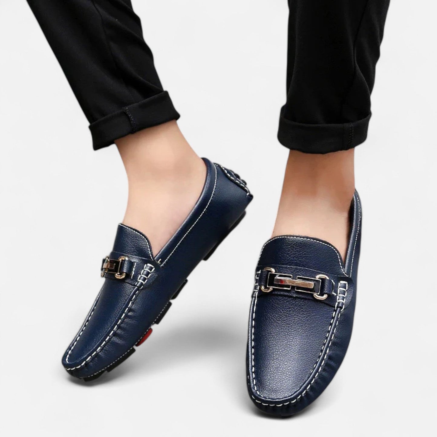 Lorovero | Torino Genuine Leather Loafers – Classic Craftsmanship, Effortless Sophistication