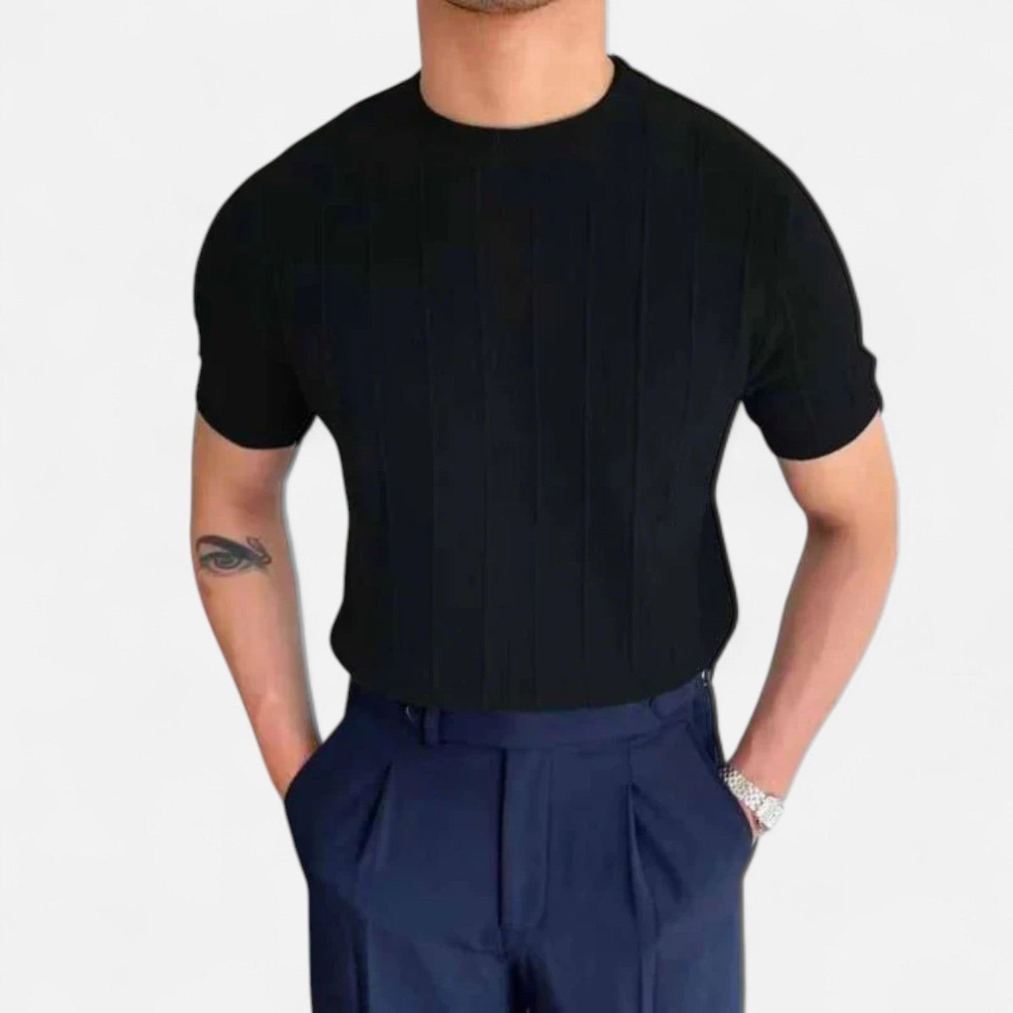Lorovero | Men’s Classic Cotton T-Shirt – Everyday Comfort, Timeless Style