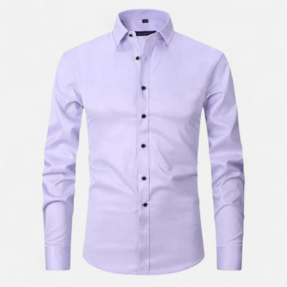 Lorovero | Men’s Classic Wrinkle-Free Shirt – Timeless Elegance, Effortless Maintenance