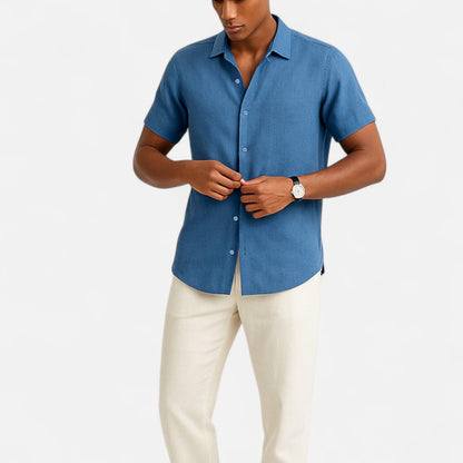 Lorovero | Men’s Linen T-Shirt – Lightweight Comfort, Timeless Sophistication