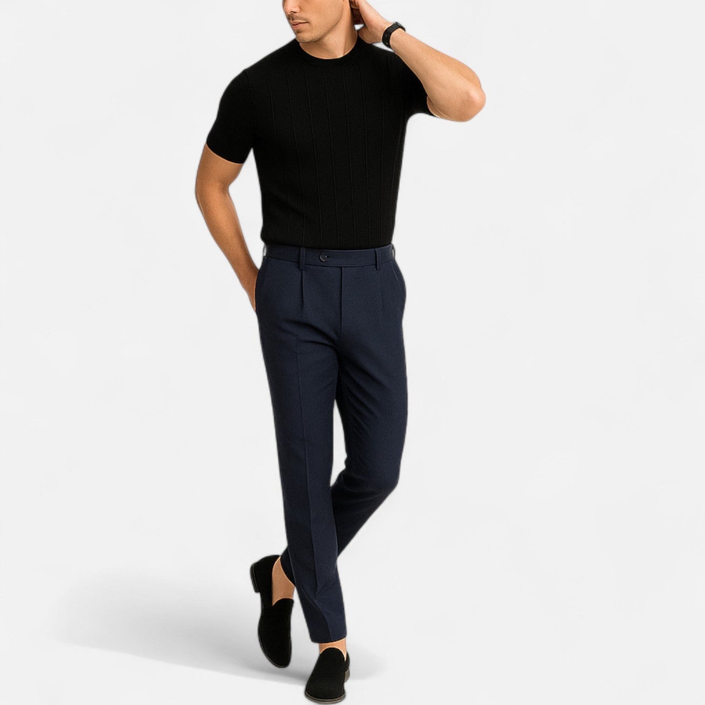 Lorovero | Men’s Classic Cotton T-Shirt – Everyday Comfort, Timeless Style