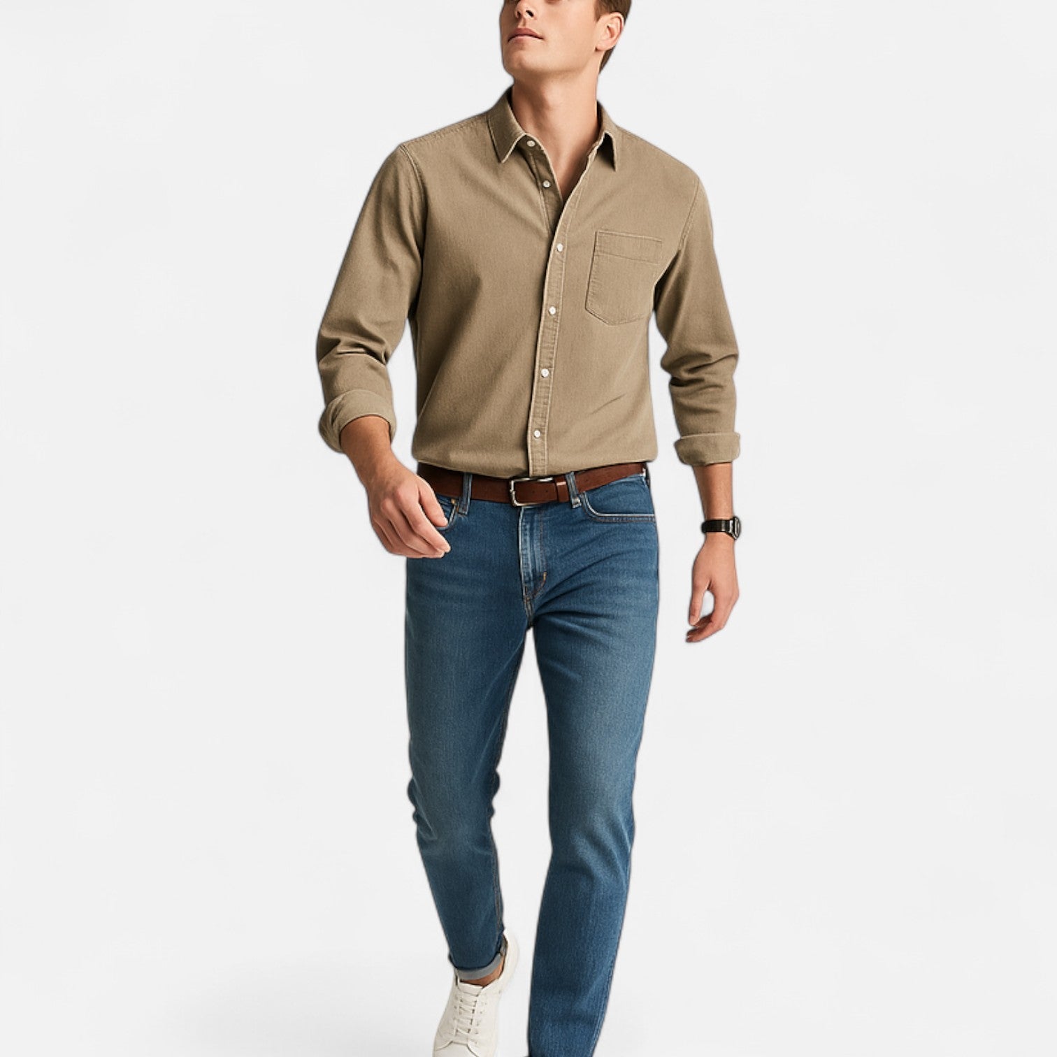 Lorovero | Men’s Casual Business Shirt – Refined Versatility, Everyday Sophistication