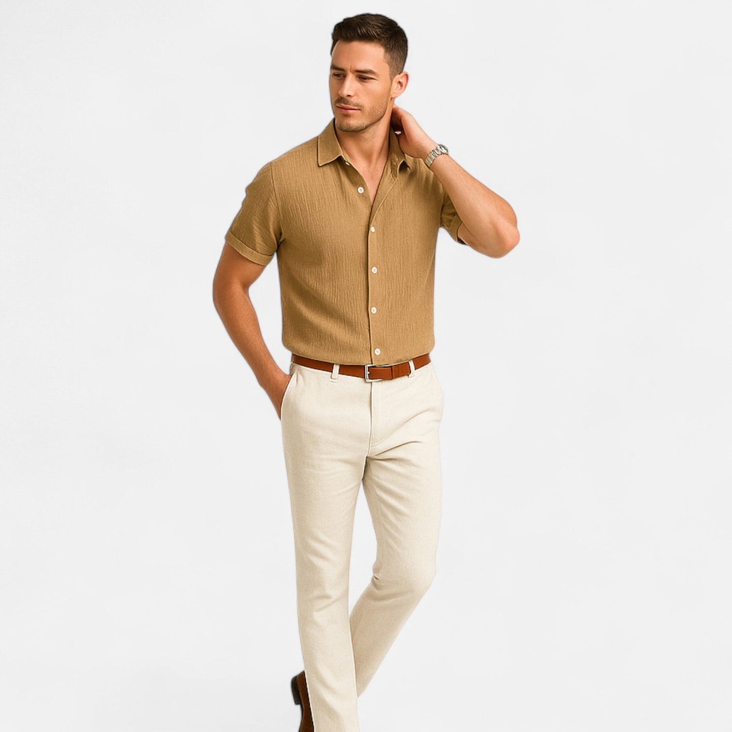 Lorovero | Men’s Summer Shirt – Lightweight Comfort, Timeless Style