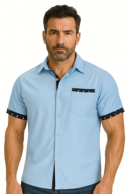 Lorovero | Elias™ Skyline Short-Sleeve Shirt