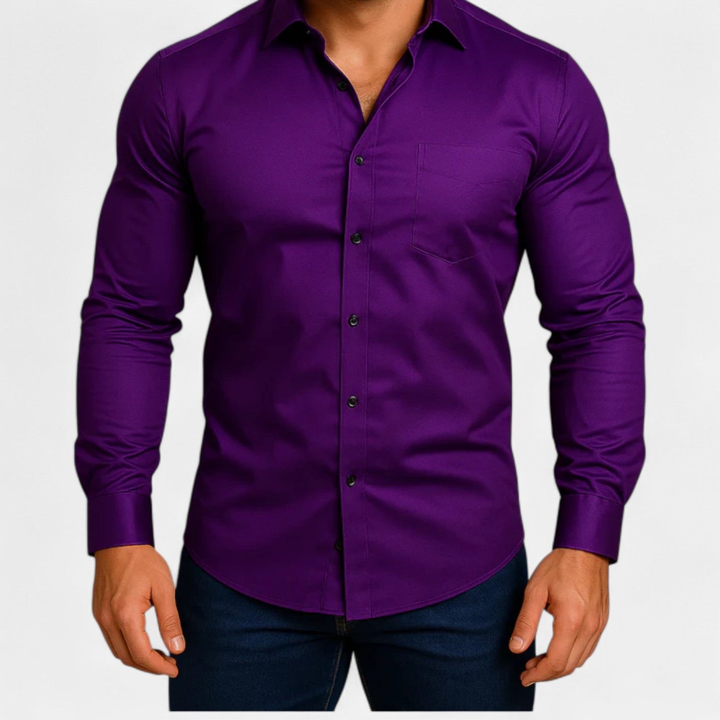 Lorovero | Men’s Classic Wrinkle-Free Shirt – Timeless Elegance, Effortless Maintenance