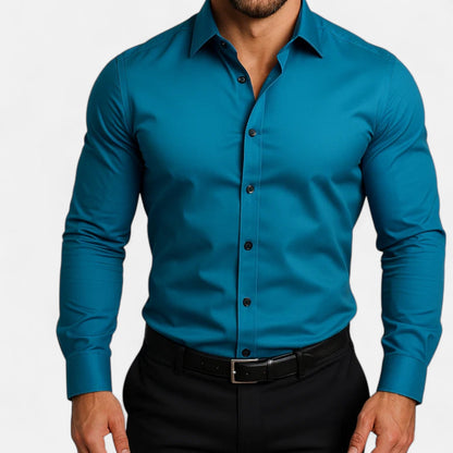 Lorovero | Men’s Classic Wrinkle-Free Shirt – Timeless Elegance, Effortless Maintenance