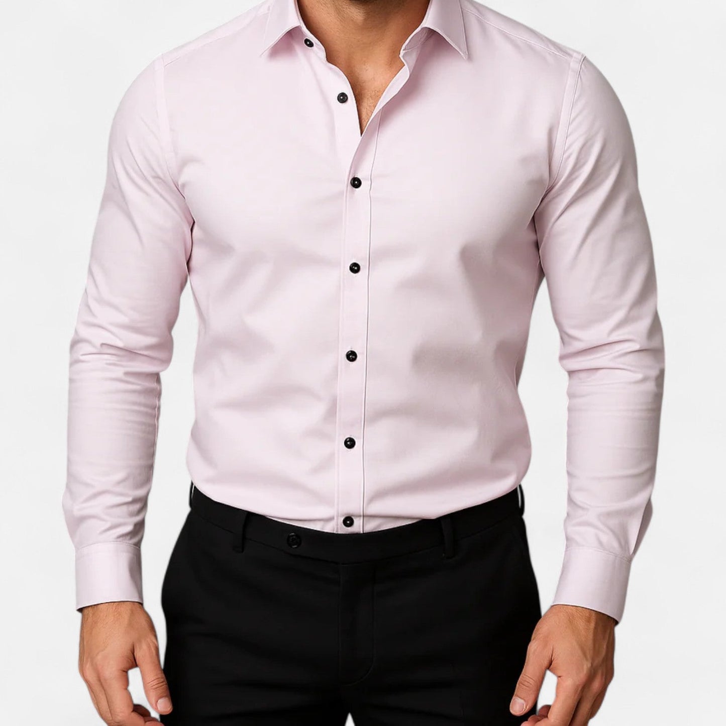 Lorovero | Men’s Classic Wrinkle-Free Shirt – Timeless Elegance, Effortless Maintenance