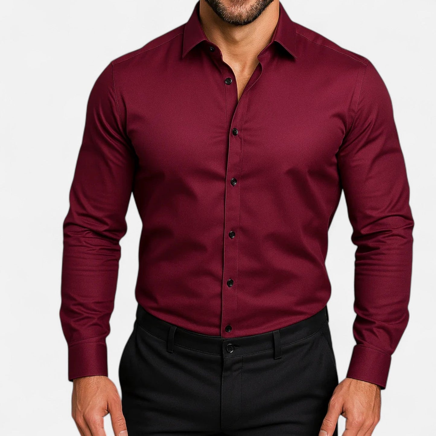 Lorovero | Men’s Classic Wrinkle-Free Shirt – Timeless Elegance, Effortless Maintenance