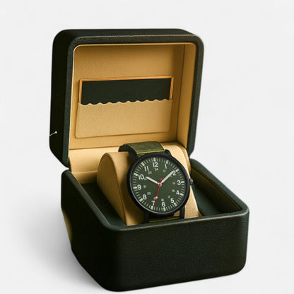 Lorovero | Men’s Durable Field Watch – Rugged Reliability, Timeless Functionality