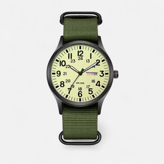 Lorovero | Men’s Durable Field Watch – Rugged Reliability, Timeless Functionality