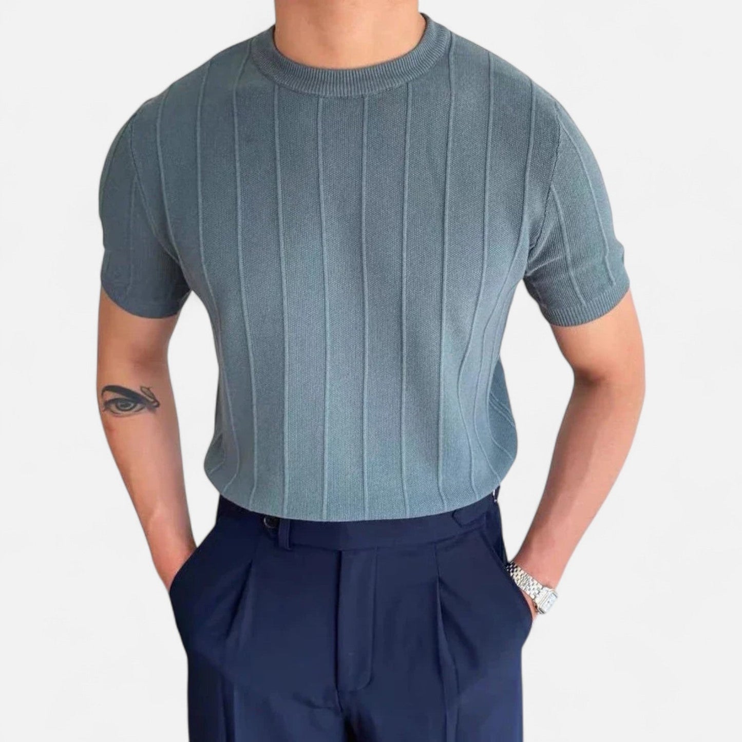 Lorovero | Men’s Classic Cotton T-Shirt – Everyday Comfort, Timeless Style