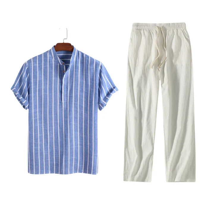 Marley – Leinen-Loungewear-Set
