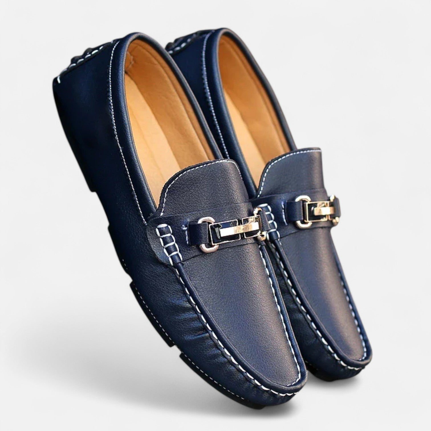 Lorovero | Torino Genuine Leather Loafers – Classic Craftsmanship, Effortless Sophistication