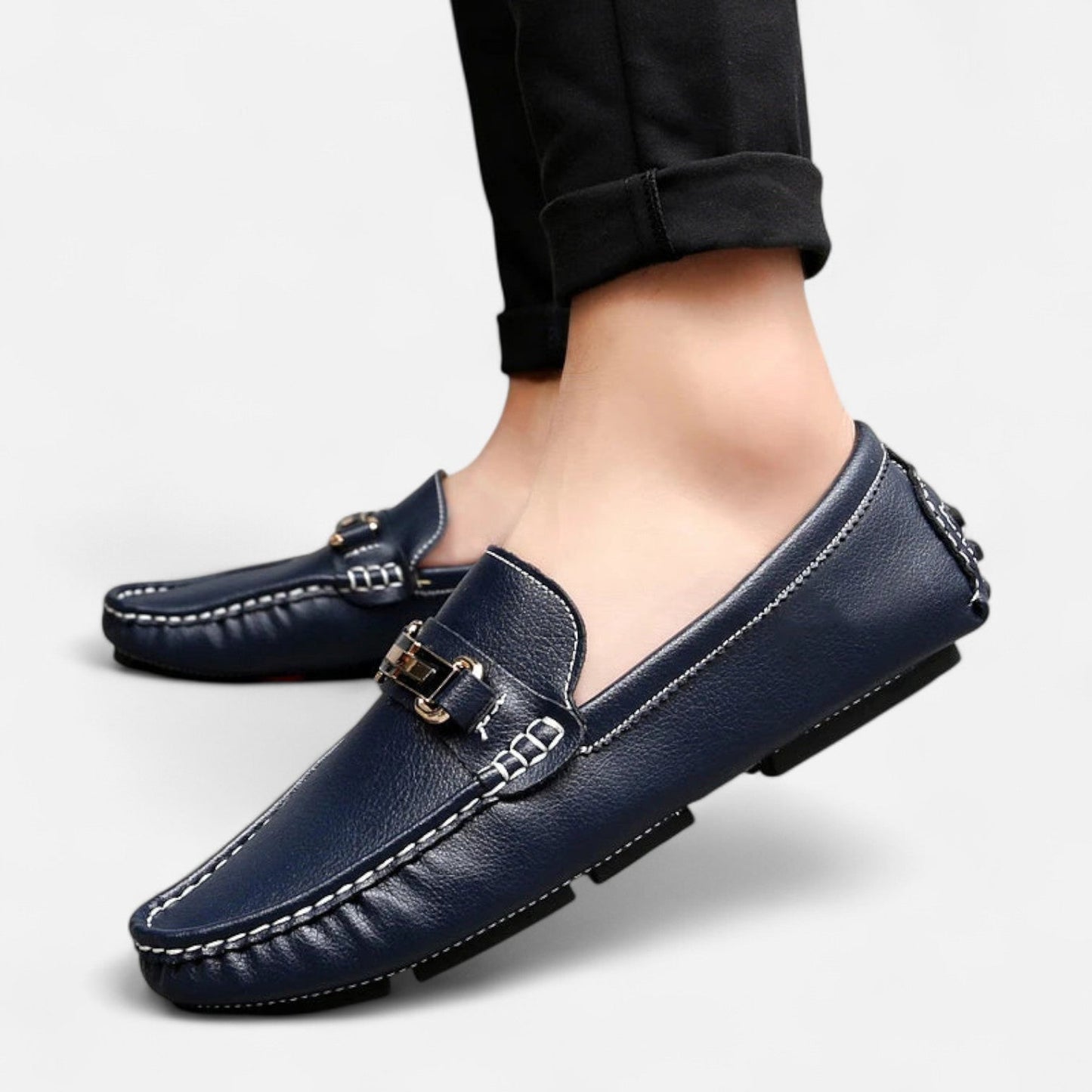 Lorovero | Torino Genuine Leather Loafers – Classic Craftsmanship, Effortless Sophistication