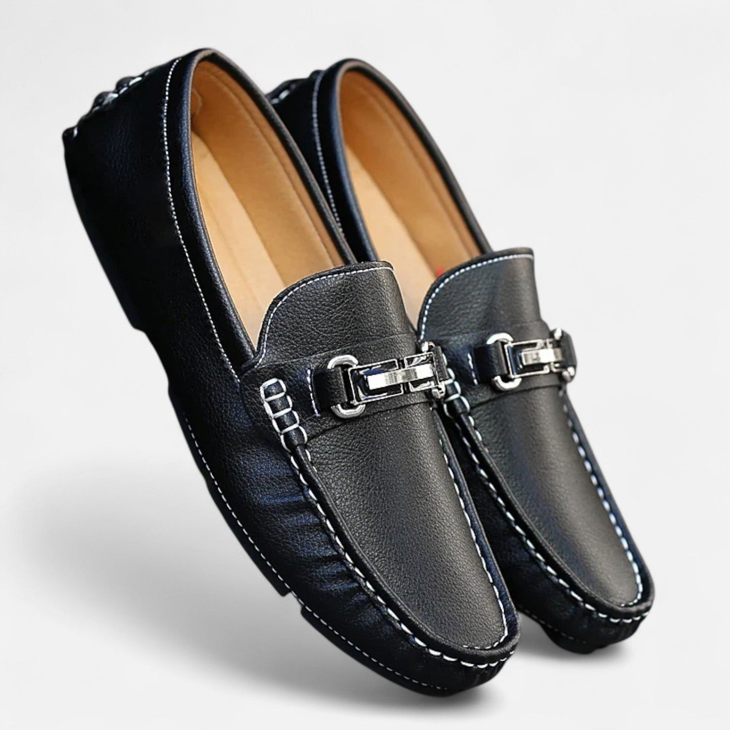 Lorovero | Torino Genuine Leather Loafers – Classic Craftsmanship, Effortless Sophistication