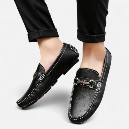 Lorovero | Torino Genuine Leather Loafers – Classic Craftsmanship, Effortless Sophistication
