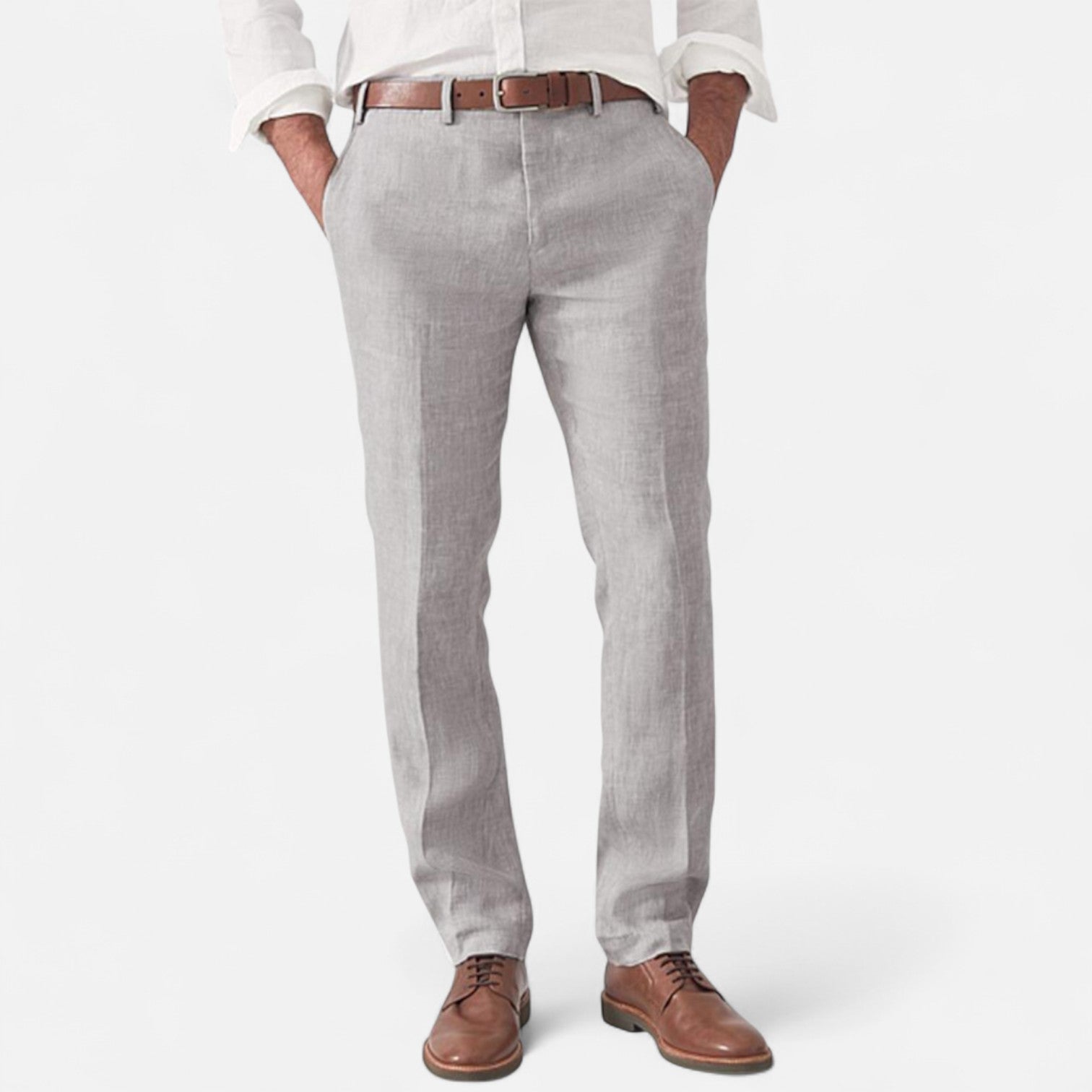Lorovero | Men’s Linen Trousers – Timeless Comfort, Effortless Sophistication