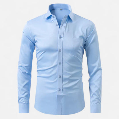 Lorovero | Men’s Classic Wrinkle-Free Shirt – Timeless Elegance, Effortless Maintenance