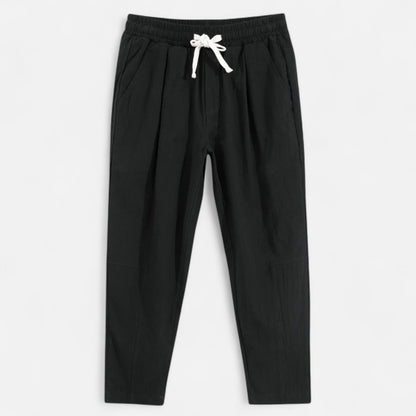 Lorovero | Men’s Cotton-Linen Trousers – Effortless Sophistication, Everyday Comfort