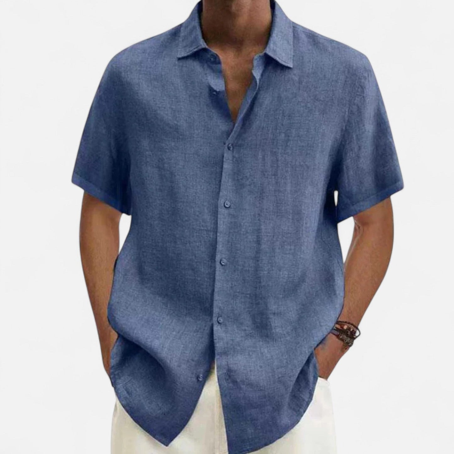 Lorovero | Men’s Linen T-Shirt – Lightweight Comfort, Timeless Sophistication