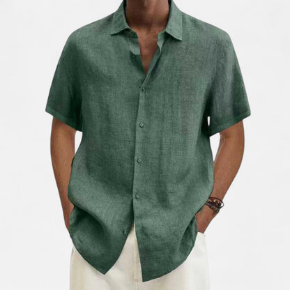 Lorovero | Men’s Linen T-Shirt – Lightweight Comfort, Timeless Sophistication