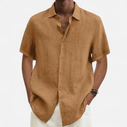 Lorovero | Men’s Linen T-Shirt – Lightweight Comfort, Timeless Sophistication