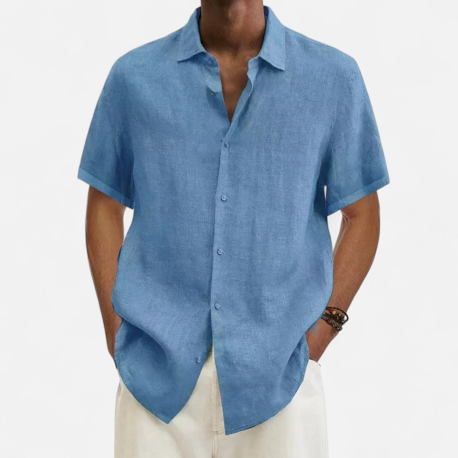 Lorovero | Men’s Linen T-Shirt – Lightweight Comfort, Timeless Sophistication