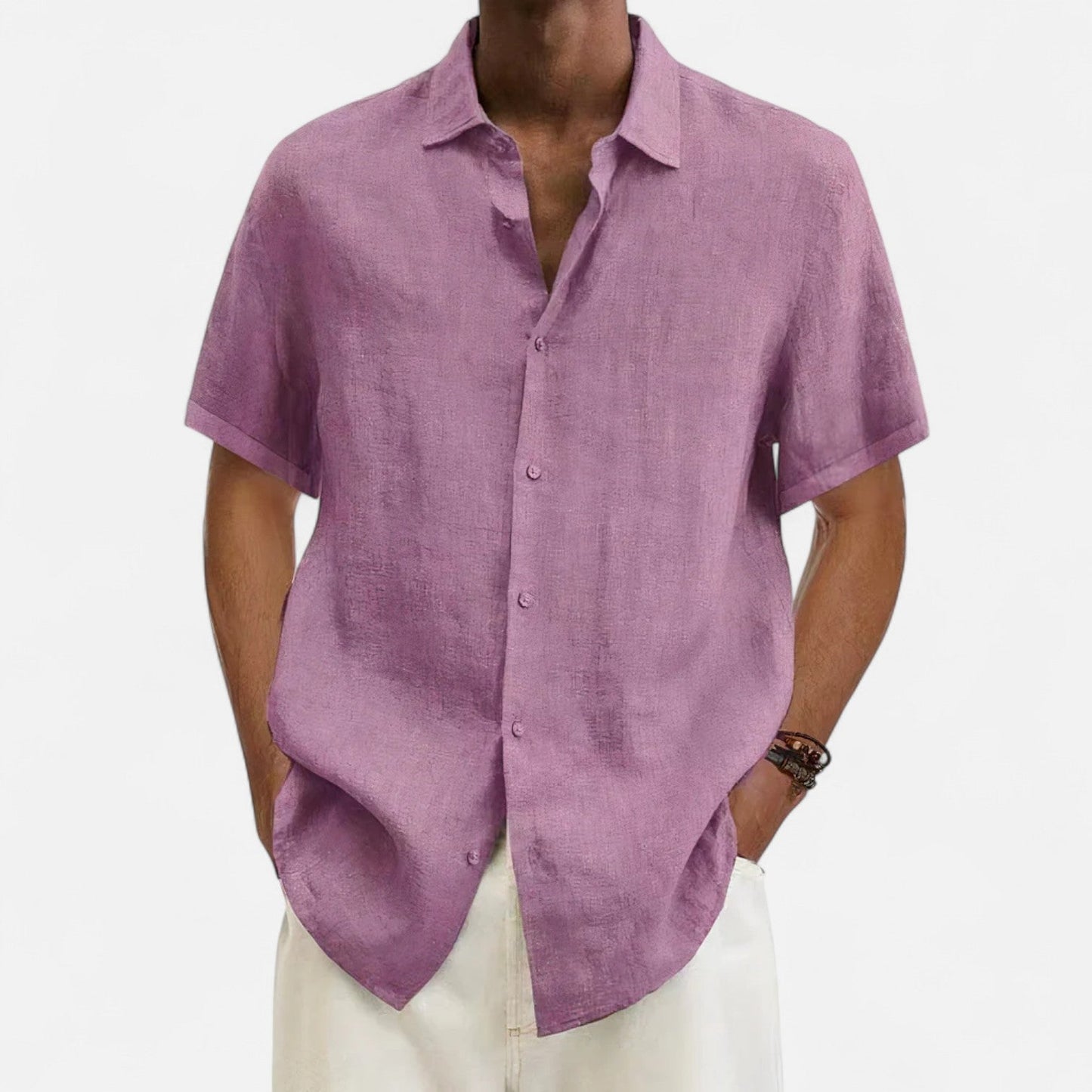 Lorovero | Men’s Linen T-Shirt – Lightweight Comfort, Timeless Sophistication