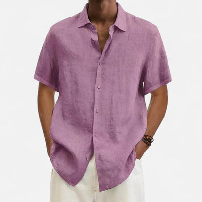 Lorovero | Men’s Linen T-Shirt – Lightweight Comfort, Timeless Sophistication