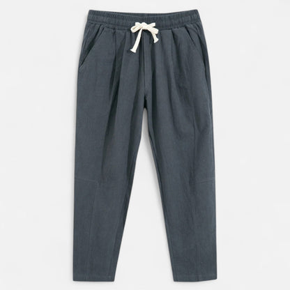 Lorovero | Men’s Cotton-Linen Trousers – Effortless Sophistication, Everyday Comfort