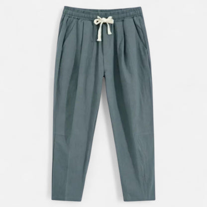 Lorovero | Men’s Cotton-Linen Trousers – Effortless Sophistication, Everyday Comfort