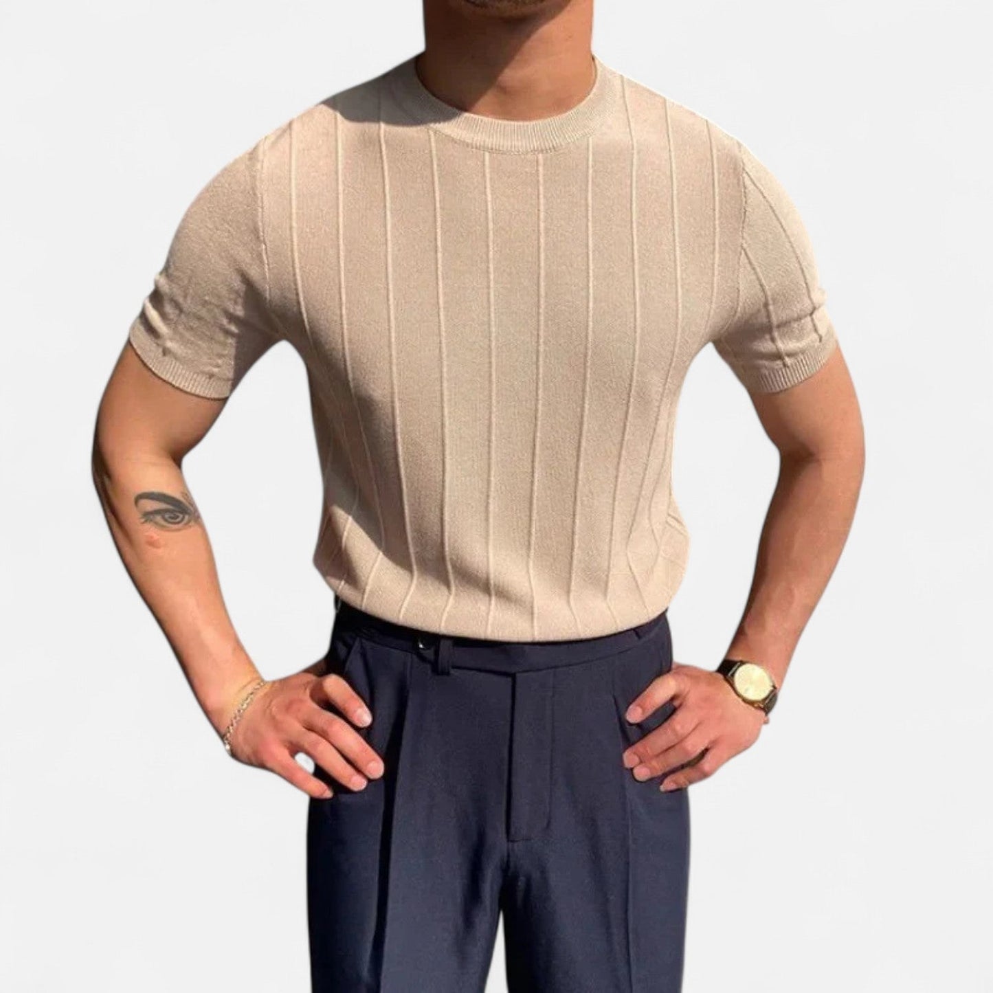 Lorovero | Men’s Classic Cotton T-Shirt – Everyday Comfort, Timeless Style